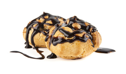 eclairs in a chocolate