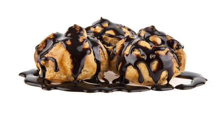 eclairs in a chocolate