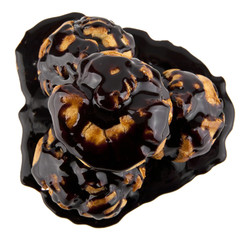 eclairs in a chocolate