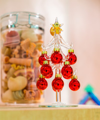 Christmas tree and decorations