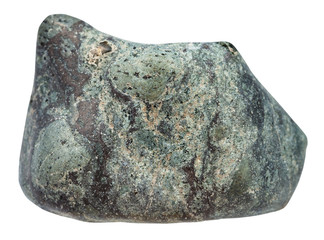 pebble of Suevite (impactite breccia) stone