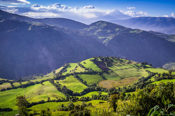 Andean landscape near Riobamba, Ecuador