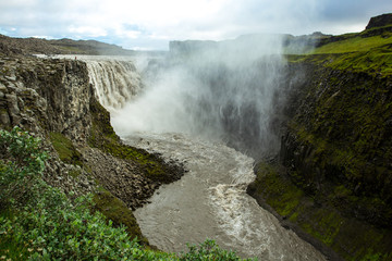Fototapeta premium Dettifoss waterfall in Iceland.