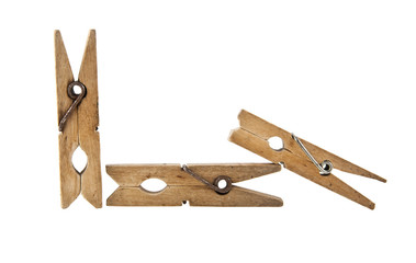 wooden clothespin