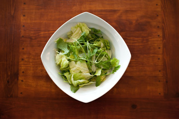 Fresh salad ingredients on the table. Healhy diet. Fresh food