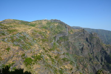 Fototapeta na wymiar PICO DO ARIERO 1810 mètres, MADERE.