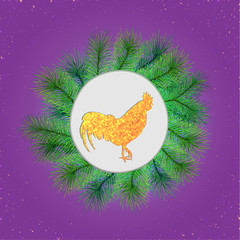 pine tree border background