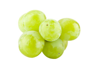 ripe juicy cluster of grapes