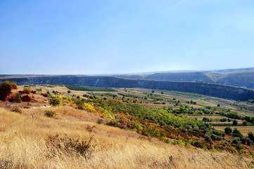 Fototapeta na wymiar View of old in Old Orhei - region Moldova