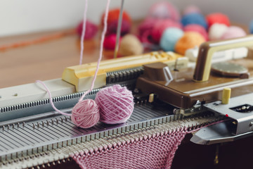 Hand Knitting Machine.
