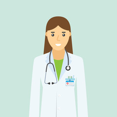 Fototapeta premium Doctor specialist, nurse medical staff.