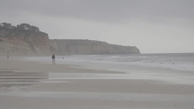 Atlantic coast. Video recorded on a Sony camera (S-Log20. S-Log2 is a gamma curve that keeps the image flat for grading. Sony claims it has 1300% more dynamic range (15.3 stops of DR)