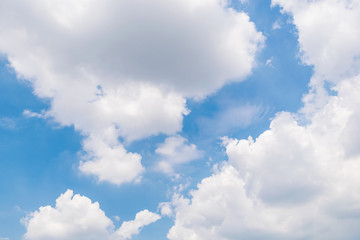 Cloudy blue sky texture and background