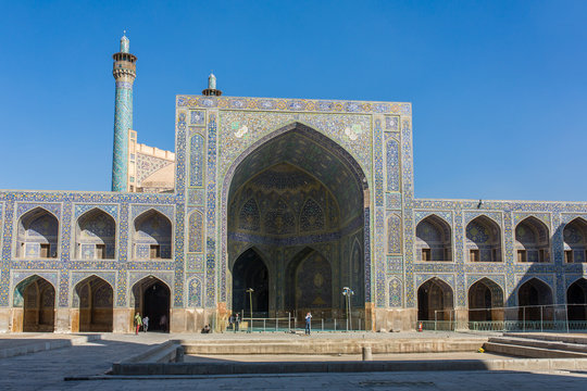 The Shah Mosque in Isfahan, Iran.