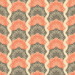 Ethnic floral seamless pattern