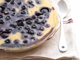 ブルーベリーのクラフティ