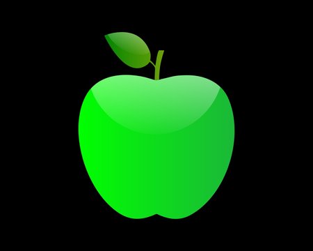 apple fruit vector
