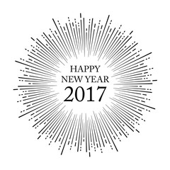 Fototapeta premium Szczęśliwego nowego roku, wektor