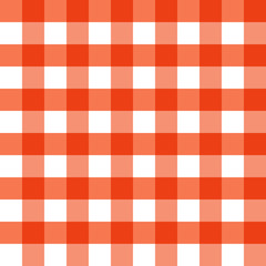 Thanksgiving Day. Red Checkered. Vector Seamless pattern background. A component of the squares without transparency. Square. The concept of a classic tartan fabric pattern.