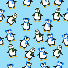 cute Christmas penguin