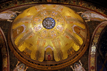 Jerusalem - Prächtige Kuppel in der Kirche aller Nationen auf dem Ölberg