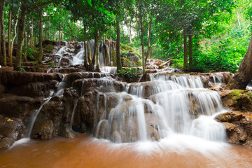 Pa-Chareon waterfall in Tak Thailand
