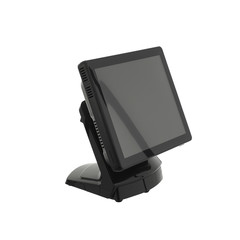 Point Of Sale System with Screen Monitor On White Background