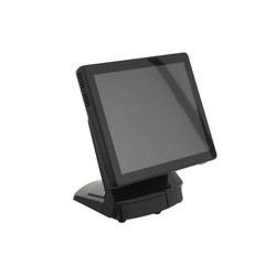 Point Of Sale System with Screen Monitor On White Background