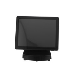 Point Of Sale System with Screen Monitor On White Background