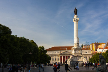 Fototapeta na wymiar Main Square Lisbon