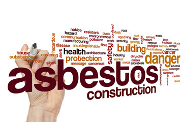 Asbestos word cloud