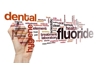 Fluoride word cloud