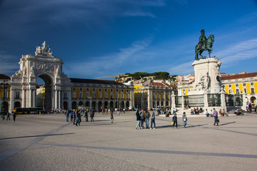 Fototapeta premium Lisbon Seaport Square