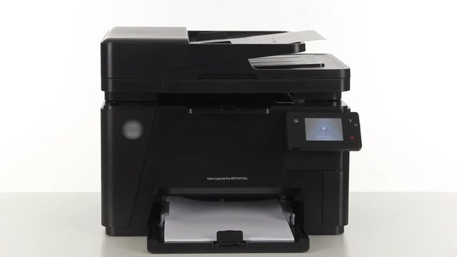 Man making copies with a copy-machine