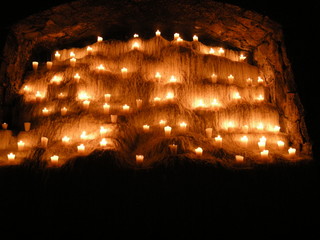 Candles altar