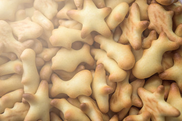 Sweet cracker made in various animal shapes. cracker in the Jar.