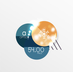 Christmas sale stickers