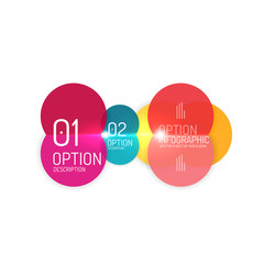 Vector business infographics, option select