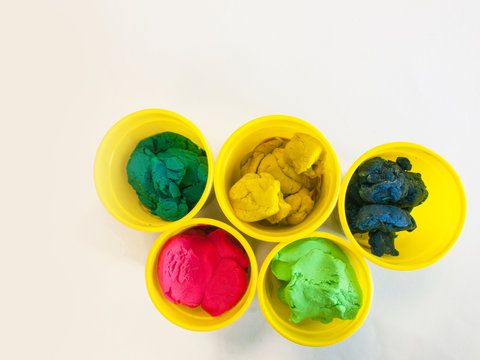 colorful play dough