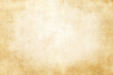 Old stained and yellowed paper texture.