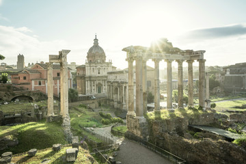 Fototapeta premium Forum Romanum w Rzymie, Włochy