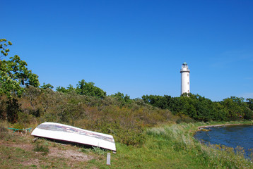 Lighthouse summer view
