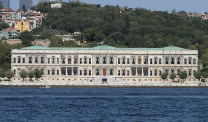 Fototapeta premium Ciragan Palace in Istanbul City, Turkey