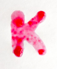 Letter K.
