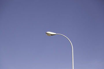 Streetlights in city