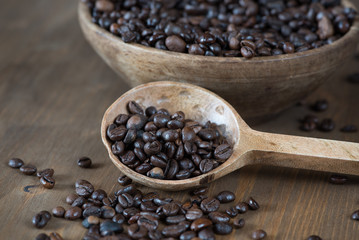 geröstete Kaffeebohnen