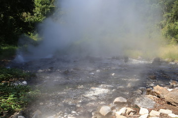 Geyser.Pong Duead papae Chaing mai,Thailand.Pong Dueat Geyser.