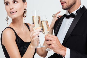 Cropped business people