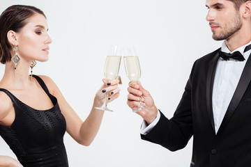 Serious business people