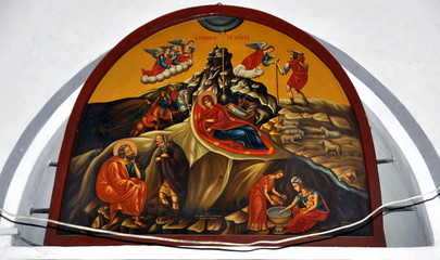 Bethlehem - Gemälde in der Geburtskirche 